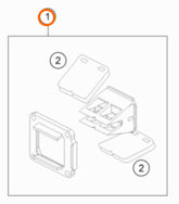REED VALVE ASSY CPL. 85 2009+ (47030051144)